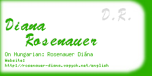 diana rosenauer business card